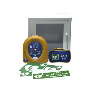 Compleet AED-set met draagtas en stickers
