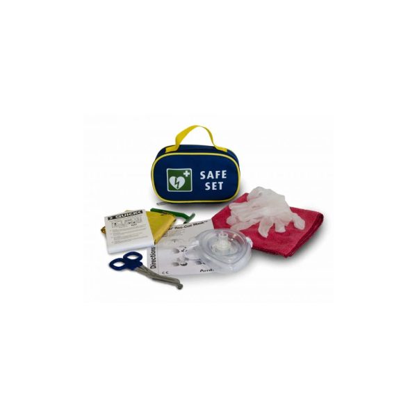 EHBO-set met handschoenen, masker en schaar