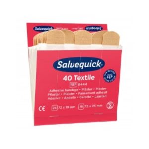 Salvequick textiel pleisters, 40 stuks verpakking